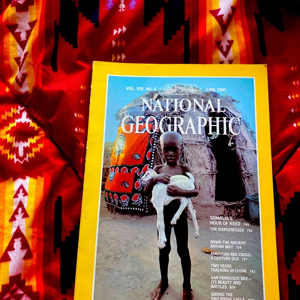 I’m selling this National Geographic book it’s vintage from June 1981 volume 159